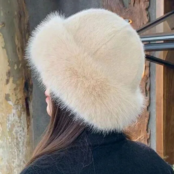 Plush Faux Fur Hat - Picture 2 of 5